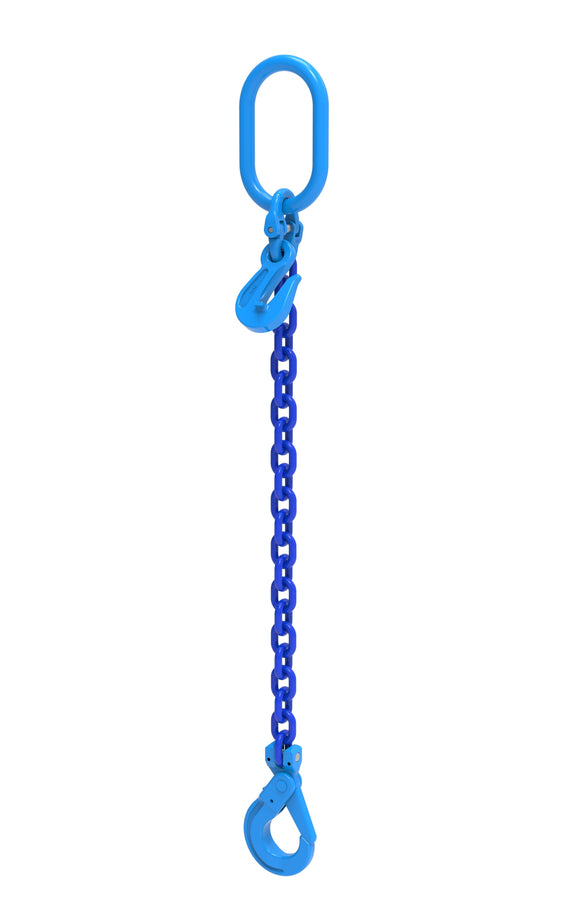 William Hackett 5/8" ADJUSTABLE Chain Sling, 1-Leg (Grade 100) 22,600lbs