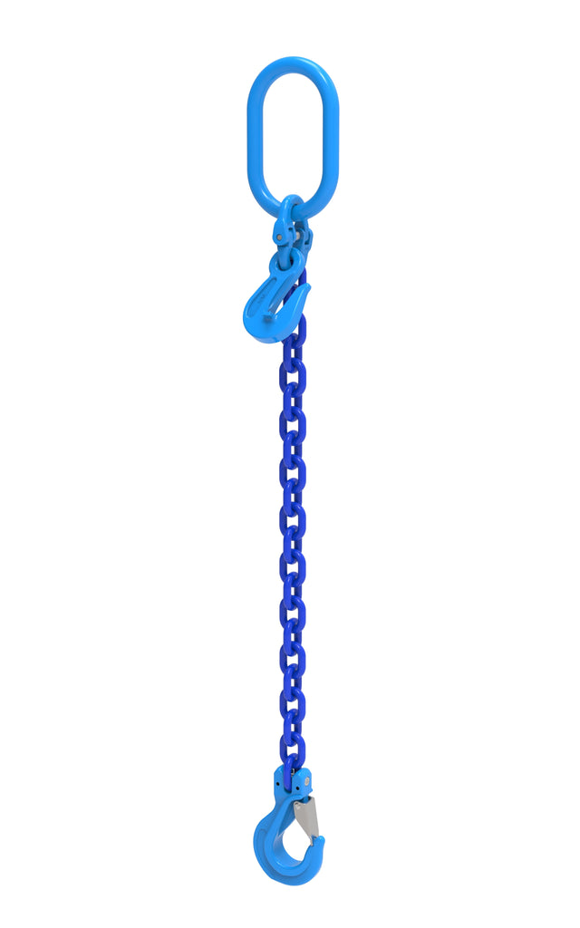 William Hackett 1/4" ADJUSTABLE Chain Sling, 1-Leg (Grade 100) 2,700lbs