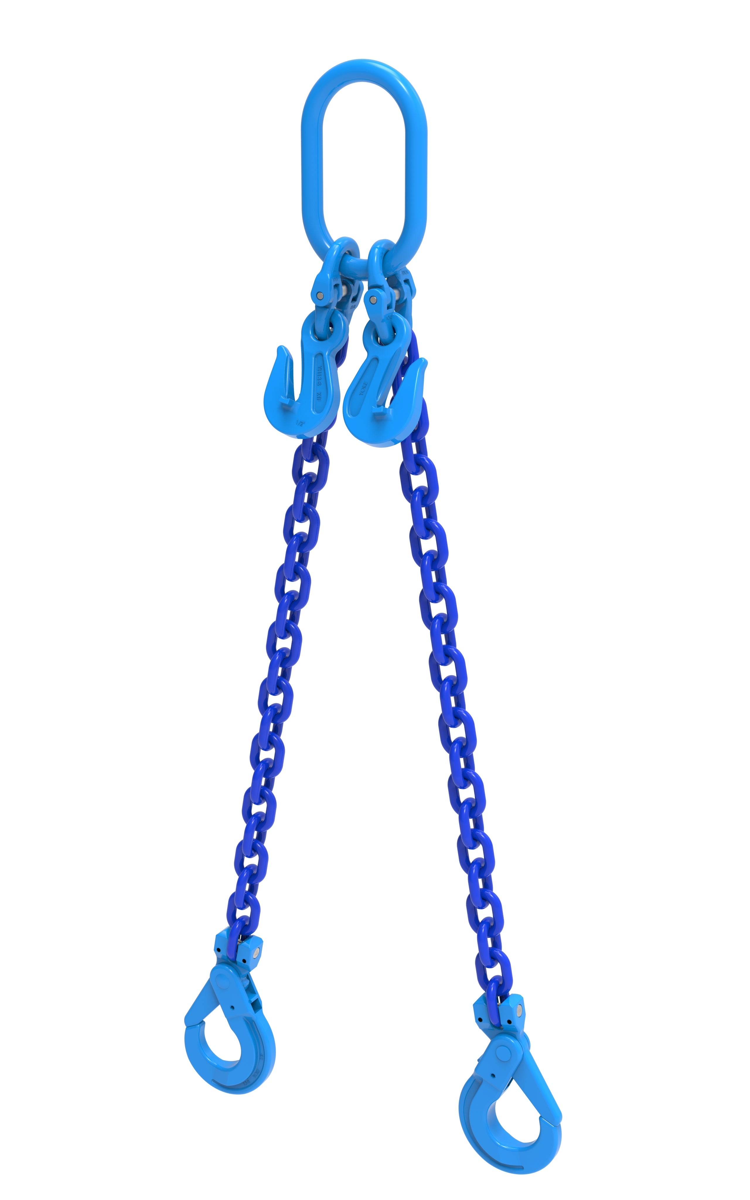 William Hackett 5/16" ADJUSTABLE Chain Sling, 2-Leg (Grade 100) 8,100lbs