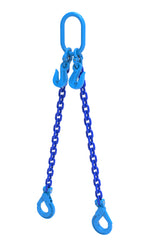 William Hackett 1/4" ADJUSTABLE Chain Sling, 2-Leg (Grade 100) 3,800lbs