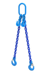 William Hackett 5/8" ADJUSTABLE Chain Sling, 2-Leg (Grade 100) 32,000lbs